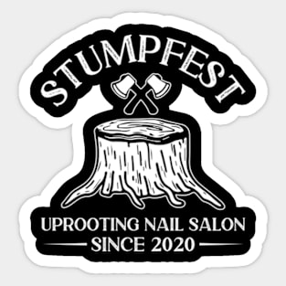 Stumpfest Funny Bluey Uprooting Nail Salons Sticker